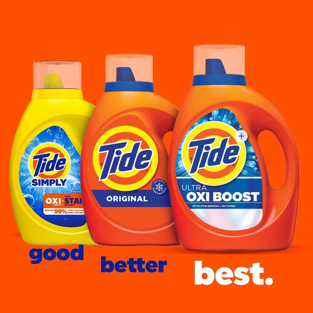 Liquid Laundry Detergent Oxi Boost Ultra Stain Release Refreshing Breeze Scent 94 Fl Oz 70 Loads