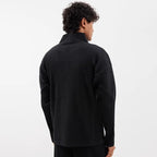 Miyake Men's Jacket 2025 Spring New Pleated Zip Standing Collar Jacket Solid Colour Men's Coat Premium Sense Tops Men Clothing