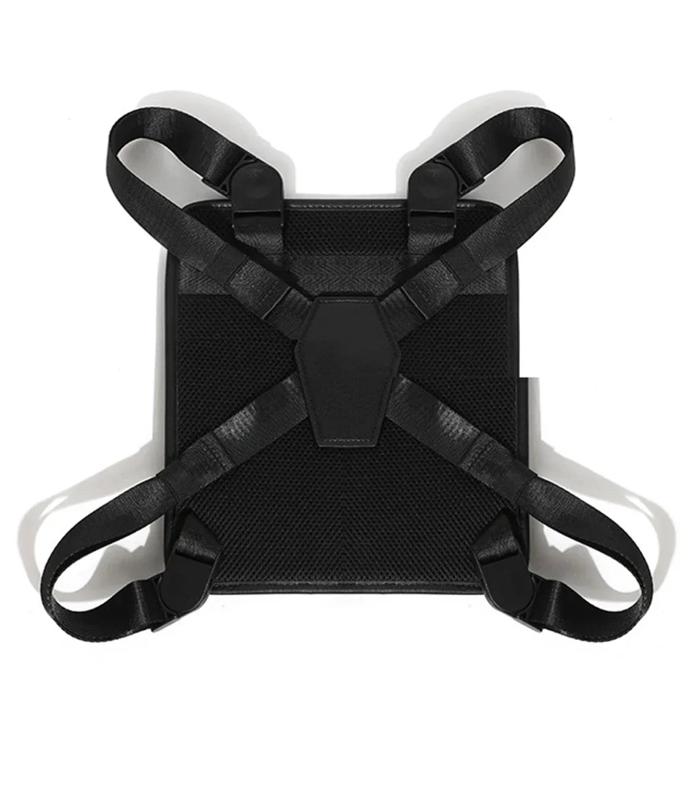 Professional Barber Multifunctional Tool Kit with Shoulder Strap Chest Bag Scissors Comb Bag Salon Home Hairdressing Tools