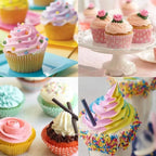 8/14/50pcs Purple Silicone Pastry Bags Tips Kitchen DIY Cake Icing Piping Stainless Nozzle Reusable Cream Decorating Mouth Tools