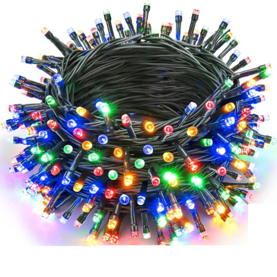 10m-50m LED String Lights Christmas Garland USB Fairy Lights Outdoor For Wedding Party New Year Christmas Tree Decoration Lamps
