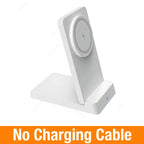 Magnetic Fast Charging Station 15W Wireless Charger Desktop Fold Smart Phone Holder Charge For Magsafe iPhone 16 15 14 13 12 Pro