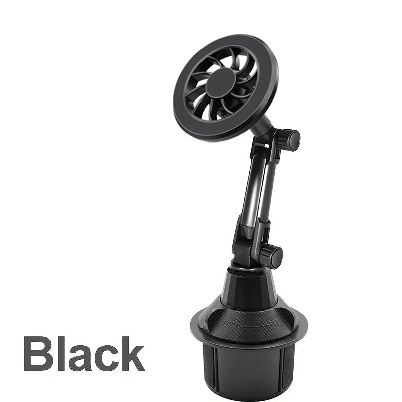 Car Cup Phone Holder Magnetic Phone Mount Super Strong Suction for Stable 360° Rotatable Mobile Support For Car