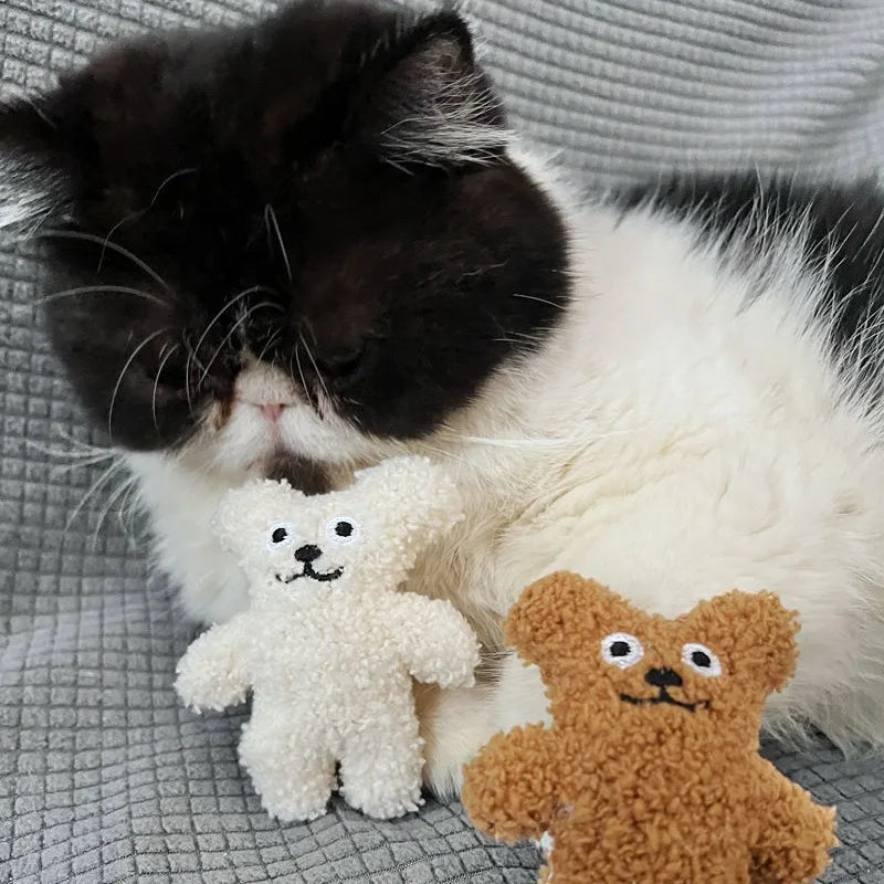 Pet Cat Mint Doll Plush Dog Toy Teddy Toy Pomeranian Dog Accessories Dog Toys for Small Dogs Puppy Toys