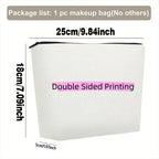 1pc Makeup Bag with A Cartoon Nurse Design Cosmetic Pouch Lightweight for International Nurses Day Storage Beauty Case