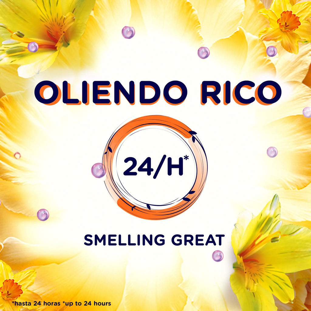 Intense fabric conditioner deeply softens all fabrics while locking in clean, pure fragrance. It effectively fades tough lingering odors, reduces static and smooths rough textiles