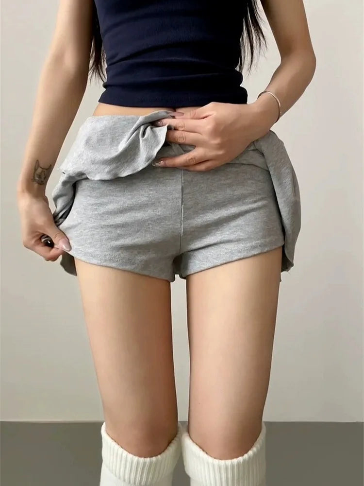 Waist-Flipping Ruched Skirts Prevent Exposure Golf Sports For Women Short Dress High Elasticity Athletic Short High Waist Skirt