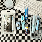 Soccer Sport Stationery Kit Cute Football Themed School Supplies Set With Pens Eraser Correction Tape Keychain Gift For Boys Tee
