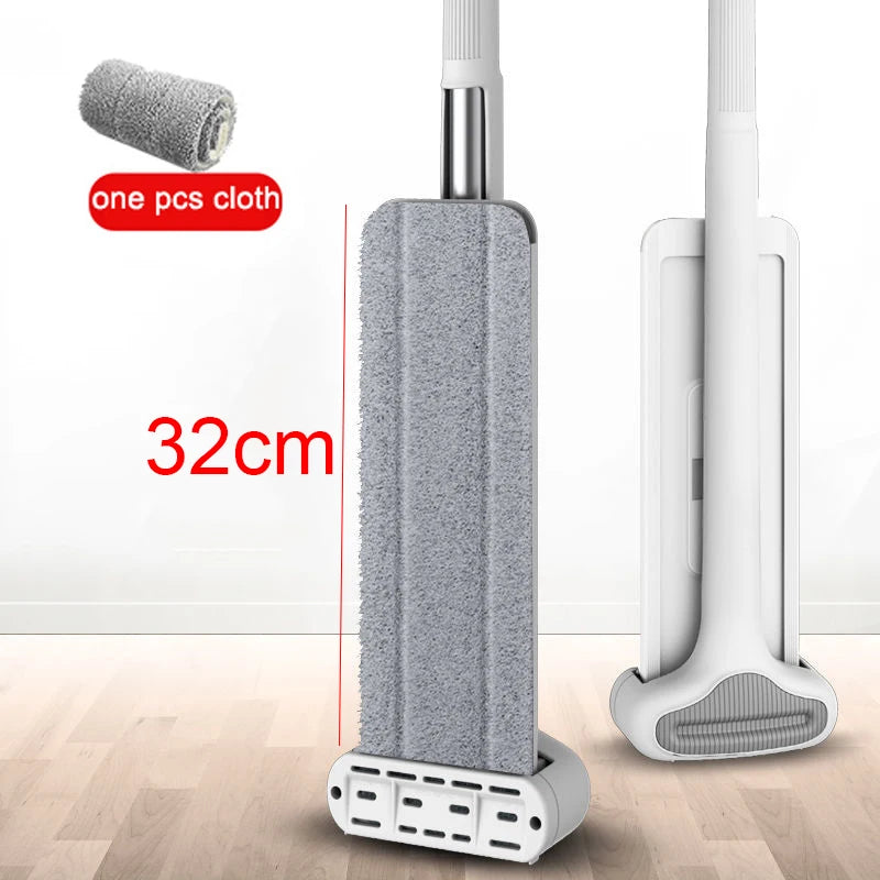 Mmagic Mop for Wash Floor Mop Cleaner Cleaning Flat Spin Mop Bucket Floor House Cleaning Easy Home Cleaning 360° Rotation With