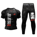 Cody Compression MMA T Shirts+Pants Muay Thai Shorts Men  jiu jitsu BJJ Rashguard Fitness Tracksuit Boxing  Jerseys Sport Suit
