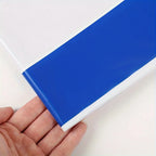 Blue and White Striped Disposable Plastic Tablecloths, Waterproof Tablecloths for Party, Banquet, and Holiday Picnics