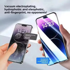 Oleophobic Coating Dust Free Easy Installation Screen Protector For iPhone 16 15 14 13 12 11 17 Pro Max 17 Air XR X XS 7 8 Plus