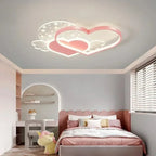 Modern Minimalism Love LED Ceiling Lamp Bedroom Study Restaurant Ceiling Light Living Room Decor High-light Acrylic Ceiling Lamp
