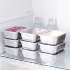 Stainless Steel Food Storage Container with Lid - Airtight Fresh-Keep Box for Fridge | Small Thickened Kitchen Organizer