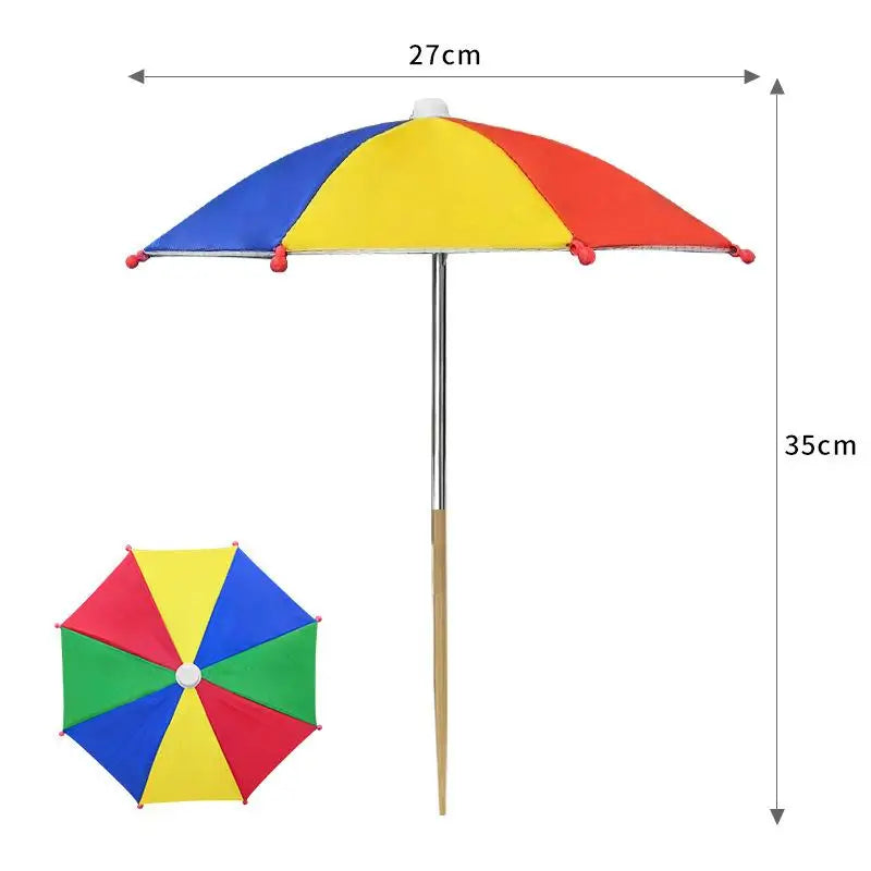 Round Garden Plant Umbrellas Adjustable Height Waterproof For Outdoor Courtyards Backyard Parasol Plant Sun Protecting