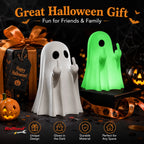 Cute Middle Finger Ghost Statue, Small Halloween Decor for Home, Centerpiece for Coffee Table, Adorable Horror Figure