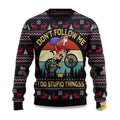 Jingle My Bells Ugly Christmas Sweater For Men Beer Party Print Santa Claus Pullover Sweatshirt Snowman Alpaca Pattern Sweater