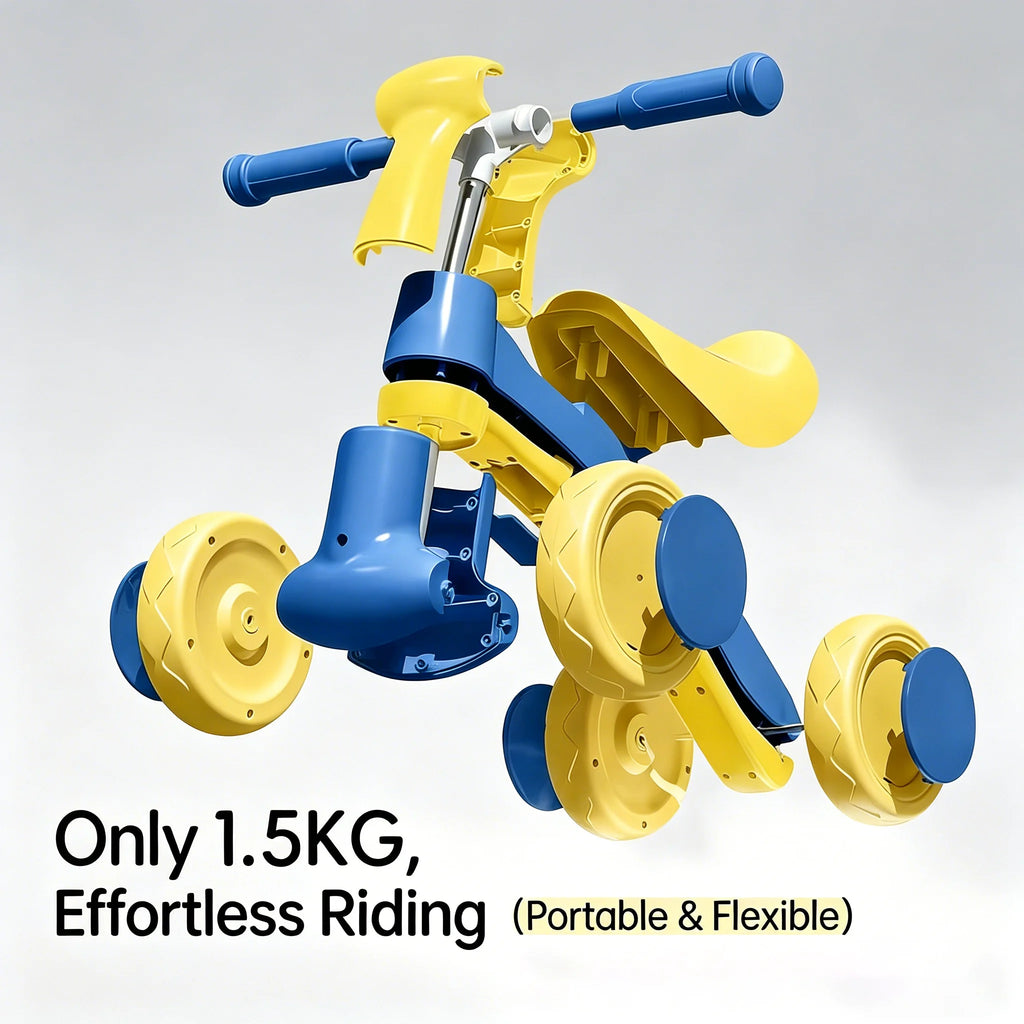 NEW Toddler Walker Anti-rollover Foldable Adjustable Height Toddler Walker Safe Anti-fall Baby Walking Helper Baby Walker Gifts