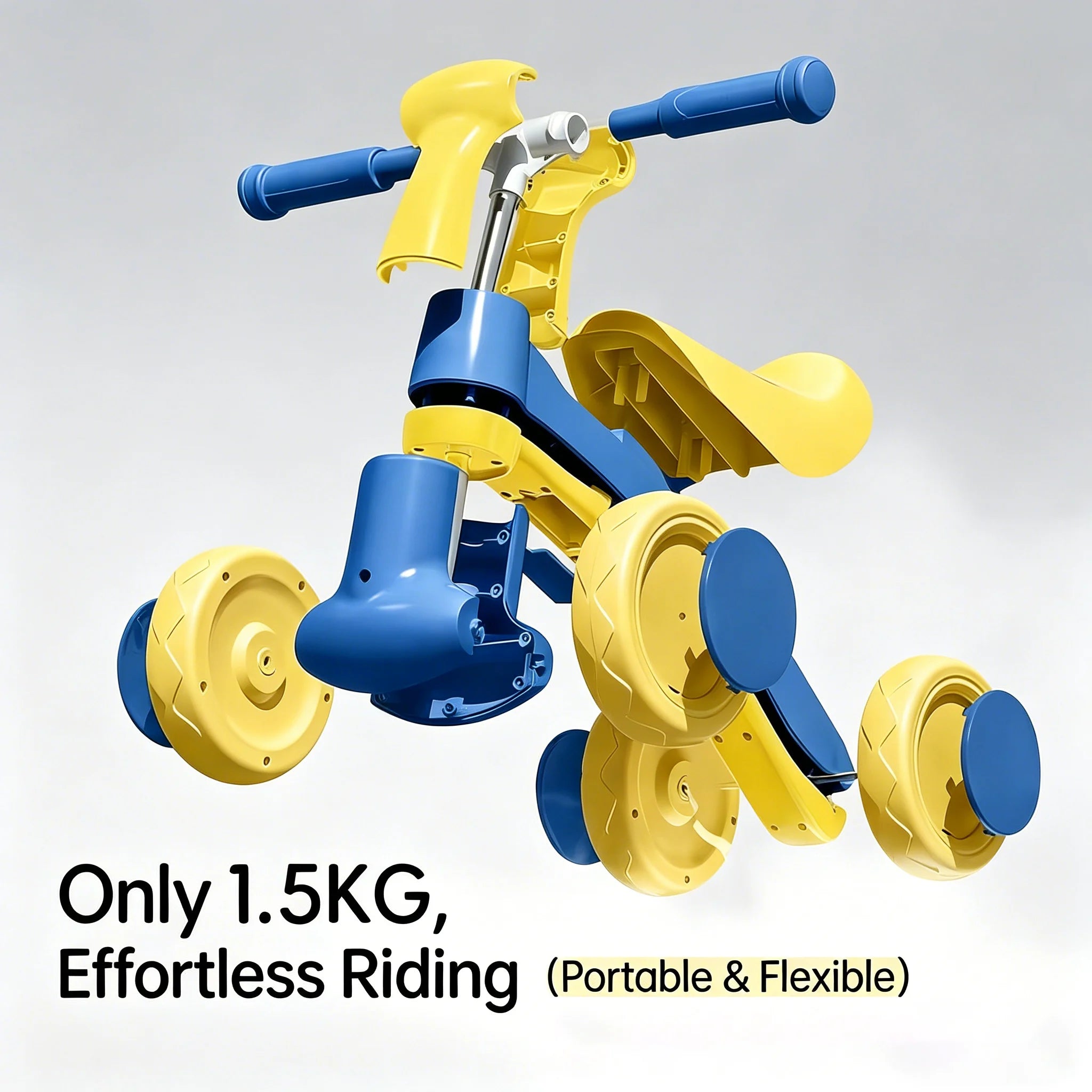 NEW Toddler Walker Anti-rollover Foldable Adjustable Height Toddler Walker Safe Anti-fall Baby Walking Helper Baby Walker Gifts
