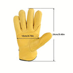 1 pair of work gloves, suitable for gardening, sports, motorcycles, driving, and welding, with soft material and elastic fit
