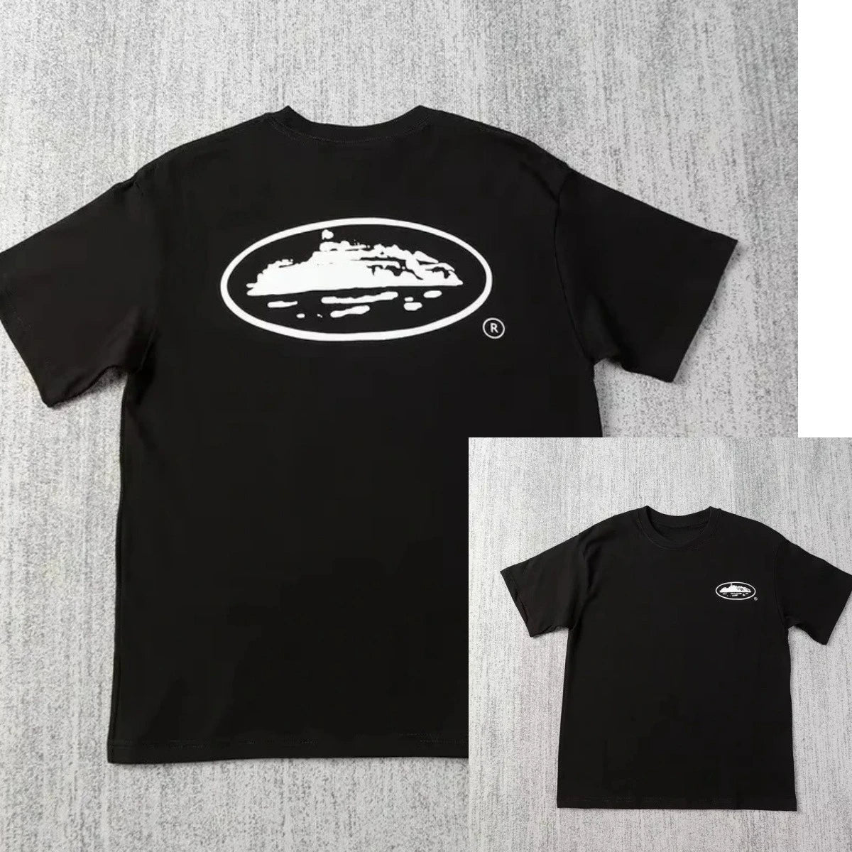 Small Sailboat Art Printed Casual T-shirt Men's and Women's Luxury Brand Top