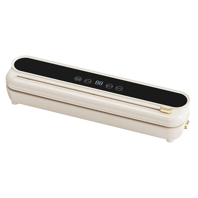2026 New Electric Vacuum Sealer Built‑in Cutter Dry Wet Mode Automatic Food Sealer Kitchen Food Preservation Packaging Machine