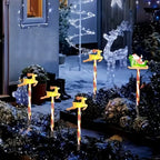 5PCS Solar Garden Stake Lights Outdoor Waterproof, LED Pathway Lawn Lamp Auto On/Off, Christmas Holiday Yard Decor for Walkway