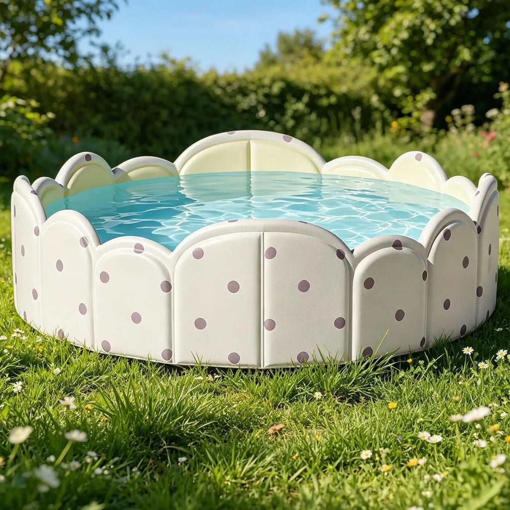 Foldable Pet Pool Non Inflatable Portable Bathtub Puppy Pool for Kids Pet Indoor Outdoor Play Backyard Beach Park Summer Travel