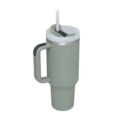 New Hot 40oz Insulated Tumbler acuum Cup 2.0 Thermal Mug for with Handle Straw Stainless Steel Hot and Cold Coffee Drinking