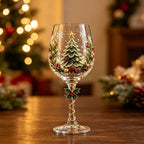 Christmas Gifts Santa Claus Christmas Wine Glass Snowman Transparent Clear Stemmed Cup Funny 3D Creative Tall Glass Table Decor