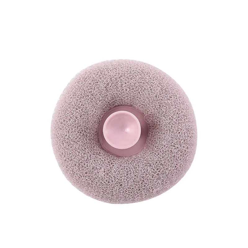 New Soft Mesh Bath Sponge Balls Nylon Cleaning Brush Shower Puff Body Cleaner Exfoliat Scrubbers Bath Ball Bathroom Accessories