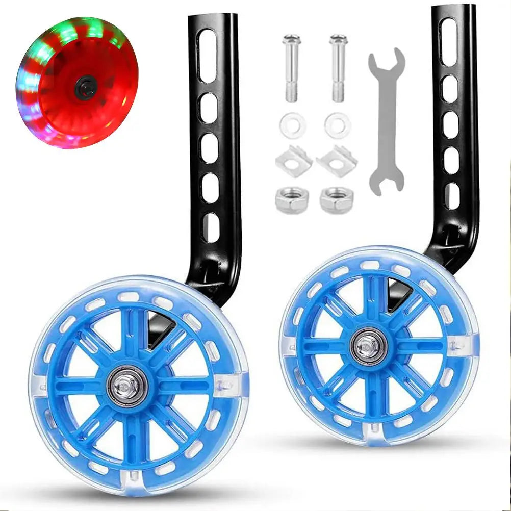 Kids Bike Auxiliary Wheel Children  Mute Training Wheels for 12-20 inch Universal Stabilizer Bike Side Balance Wheel