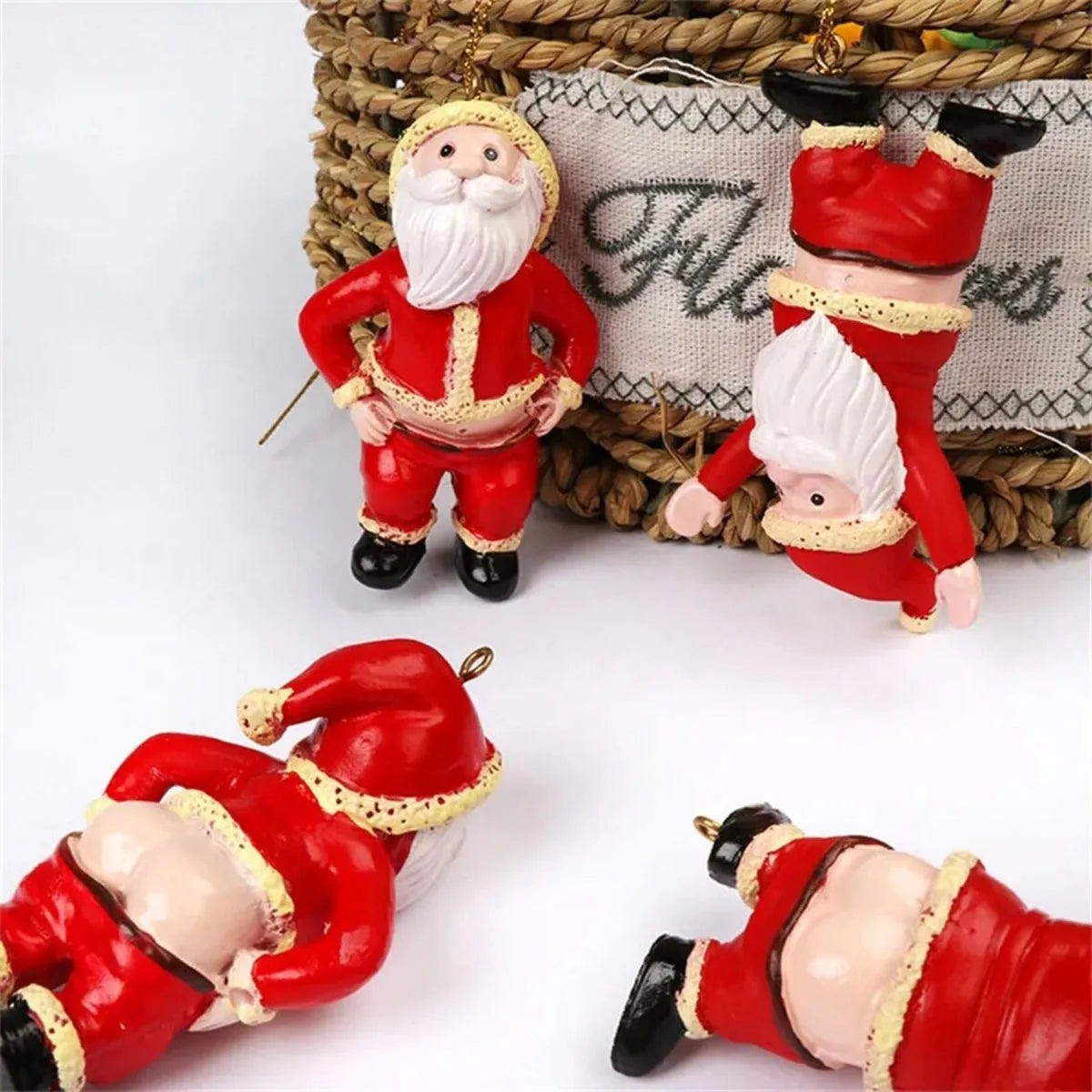 New Santa Claus Pendant Christmas Tree Decoration Pendant Window Display Gift Decoration Small Decoration