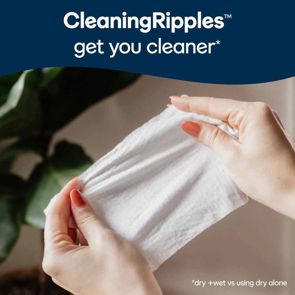 Holiday Bulk Savings | Large Capacity Value Pack | Cottonelle heavy-duty flushable wet wipes with enhanced cleaning power | Bring thorough cleansing and lasting freshness for daily personal care use