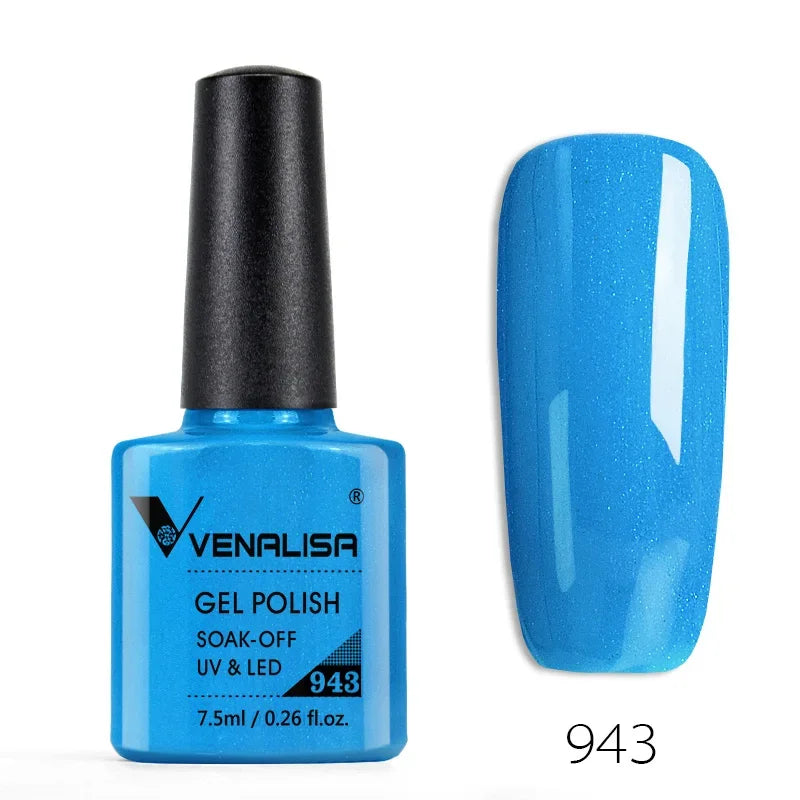 Venalisa Neon Gel Polish Varnishes Hybrid Nails For Manicure 7.5ml Semi Permanent Soak off Enamel Gel Polish UV Nail Gel Polish