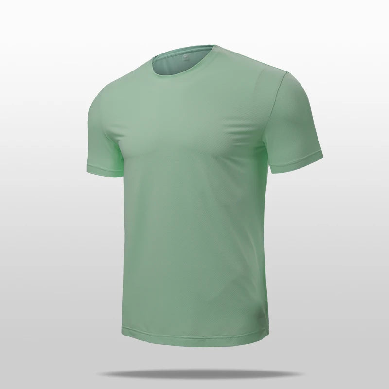 2026 Summer Sports t shirt Men/Women's Gyms Fitness Short sleeve T-shirt Male quick-dry running Workout Tees Tops Men clothing