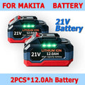 For Makita 18V-21V Makita Tool Lithium Battery 12.0Ah Fast Charging Safety Certified for Electric Drill/Driver Tools
