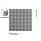 DIY 16×16-hole Single-sided Small-grained MOC Assembly Kit Basic Components for Universal Building Block Base Plates and Toys