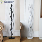 Modern Simplicity Luxury Vertical Geometric Line LED Floor Lamps Art Hand Knitted Lights for Bedroom Home Decoration Chandelier