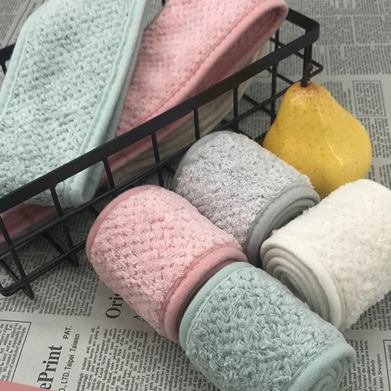 Adjustable Makeup Headband Soft Fleece Face Wash Towel Bath Spa Facial Hairband Skincare Beauty Head Wrap Accessory