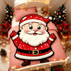 Christmas Warm Plush Blanket Irregular Santa Claus Flannel Blanket Sofa Blanket Home Leisure Essential, Office Nap Blanket