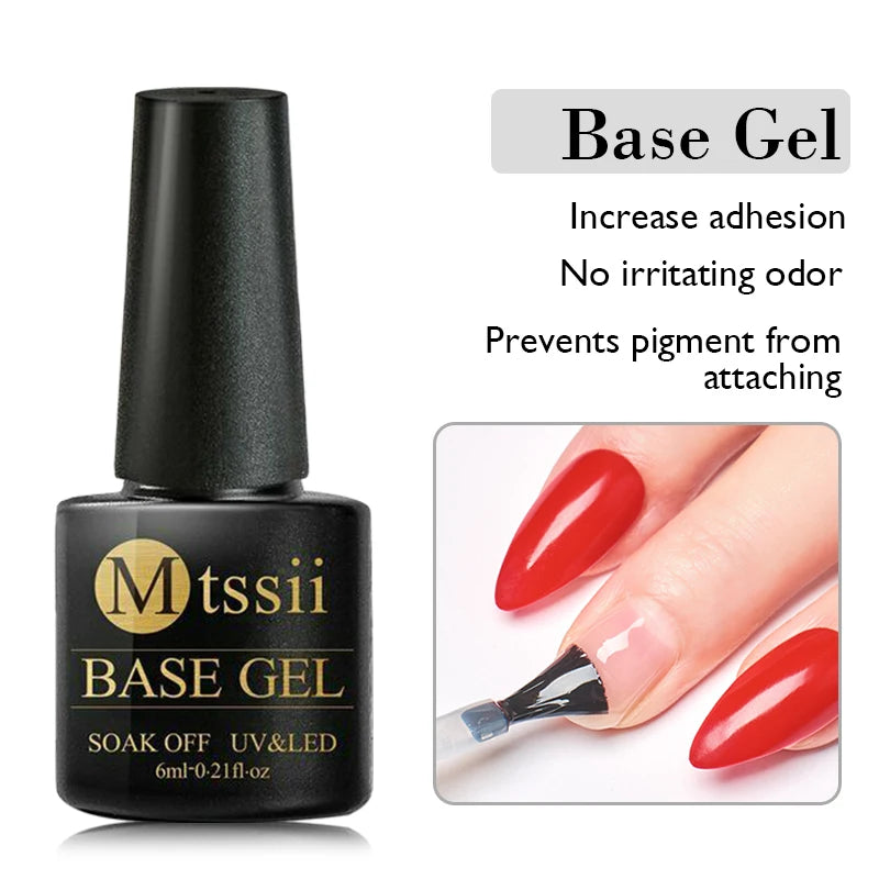 Mtssii 7ML Colorful Reflective Gel Nail Polish Glitter Sparkling Flash Glitter Gel Polish Semi Permanent Varnish Soak Off Nails