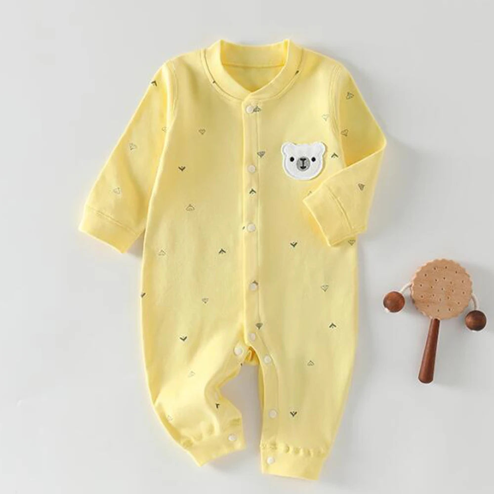 Unisex Baby Clothes Newborn Baby Girl Romper Long Sleeve 100% Cotton Spring Autumn Baby Jumpsuit For Boy