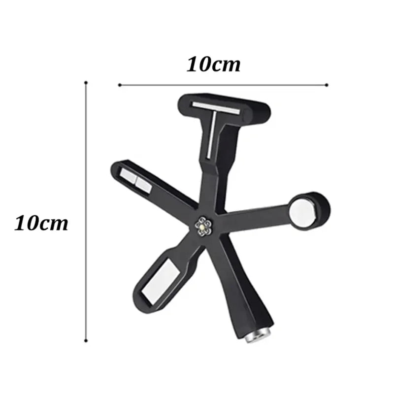 6-IN-1 Strong Magnetic Stick for Cat Eye Polish Black Nail Magnet Tool Magnet Pen Nails Art Design Glitter Effect Manicure Tools