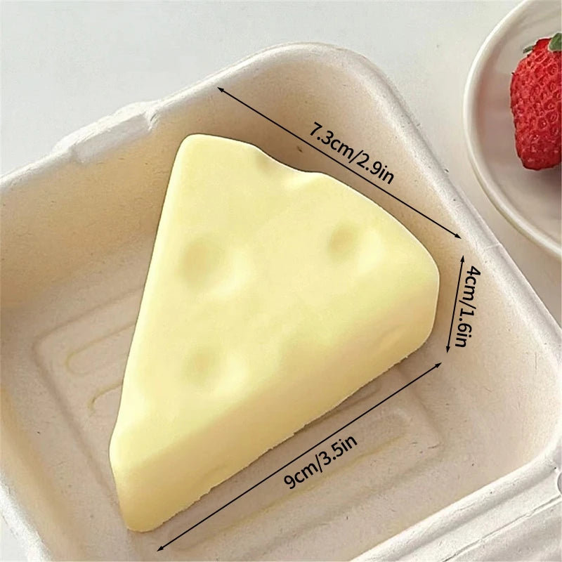 Cheese Dumpling Squishy Fidget Toy Ornament Butter Squishy Dumpling Anti-stress Squishy Dumplings Mysteries Squishy Gifts