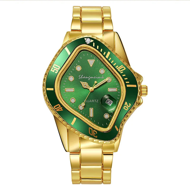 New Fashion Men Luxury Casual Quartz Watch Mens Famous Business Stainless Steel Watches For Gifts Relogio Masculino Male Clock