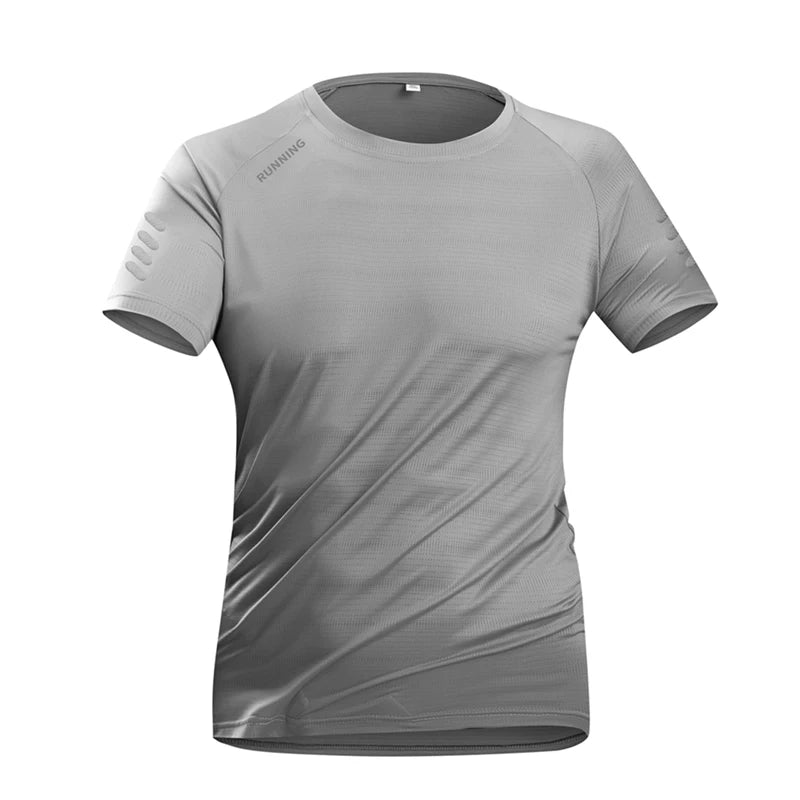 2026 Running T-Shirt Reflective Summer Breathable Short-Sleeved Quick-Drying Fitness Jogging Short-Sleeved Sports Short-Sleeved