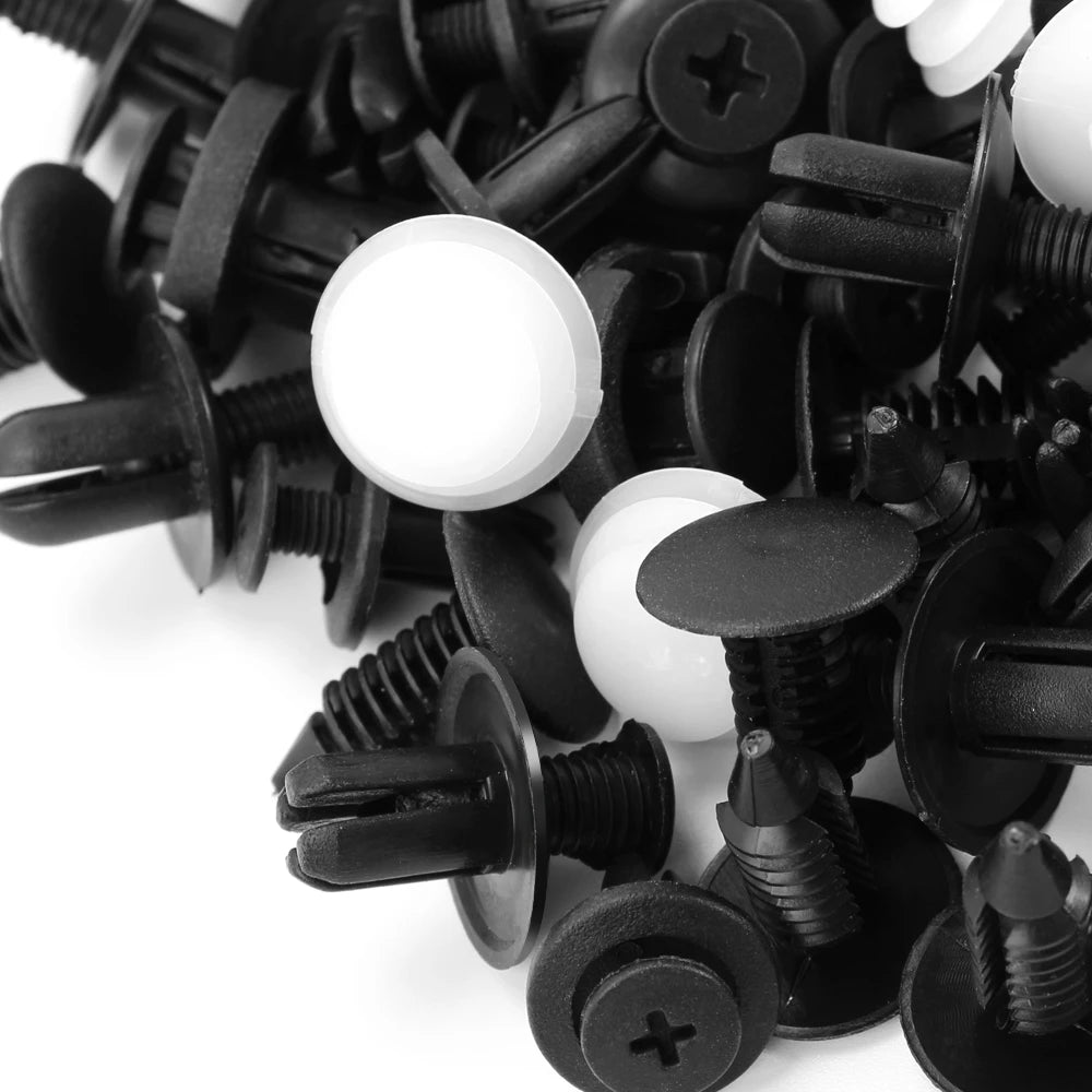 6 Size 60pcs Auto Fastener Clip Mixed for Mitsubishi motors asx lancer 10 9 x outlander xl pajero sport 4 l200 carisma