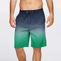 Gradient Pattern Swim Trunks For Men Colorful 3D Printed Beach Shorts Casual Summer Fashion Hawaii Holiday Surfing Board Shorts