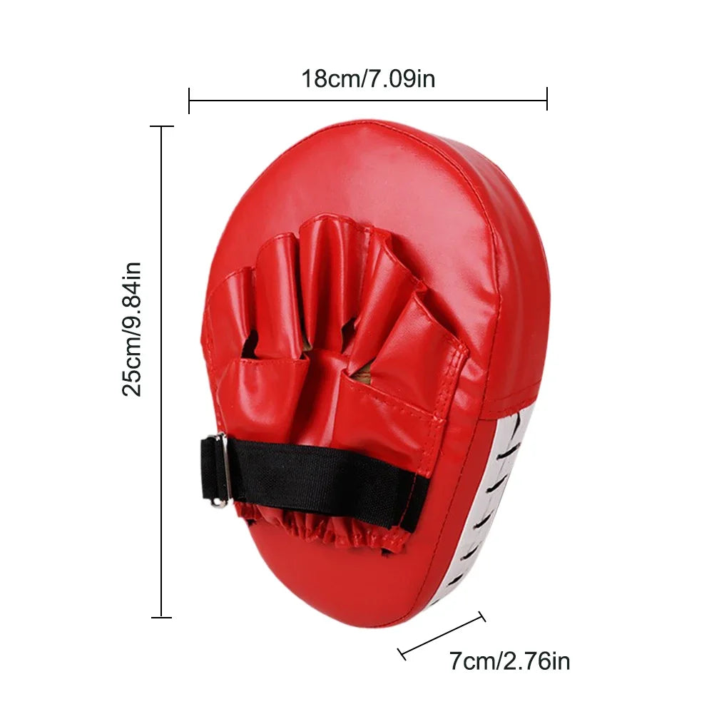 1PC Kick Boxing Gloves Pad PU Leather Punch Target Bag for Adults Kids MMA Karate Muay Thai Free Fight Sanda Training Equipment